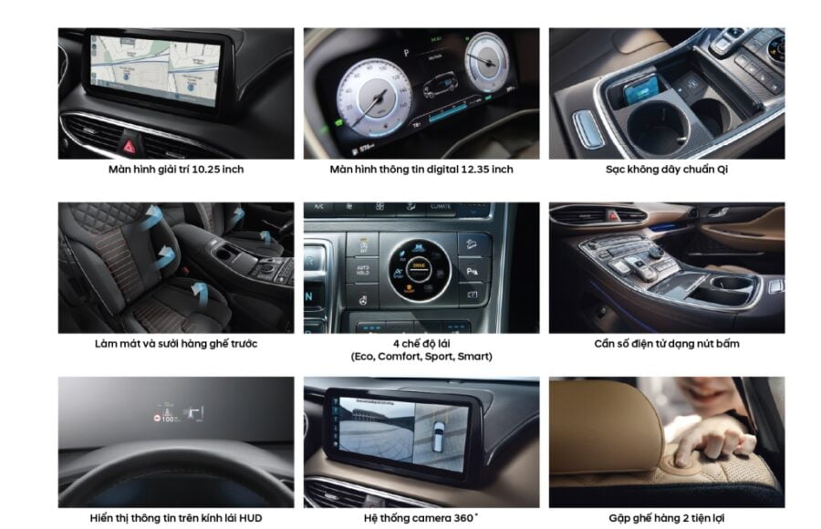 Đ&aacute;nh gi&aacute; xe Hyundai SantaFe Hybrid 2023: Cung c&acirc;́p th&ecirc;m sự lựa chọn cho khách hàng, phù hợp xu hướng tương lai