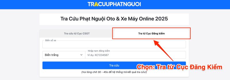 Tra cứu phạt nguội thông qua dữ liệu Cục CSGT Tra cứu phạt nguội thông qua dữ liệu Cục CSGT