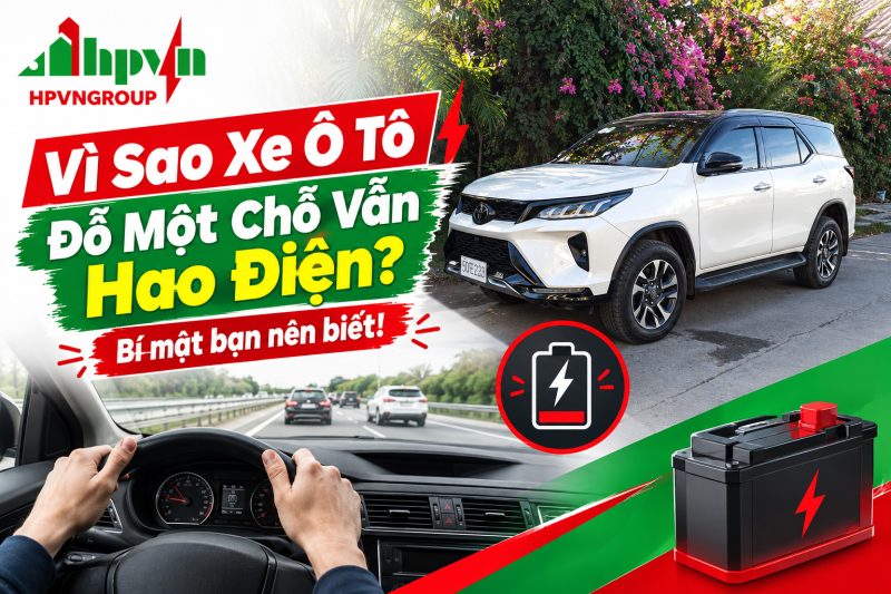 V&igrave; sao ắc quy đậu một chỗ vẫn hết b&igrave;nh ắc quy&nbsp;
